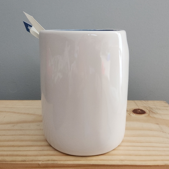 Rae Dunn Hanukkah Mug with Menorah Design and 'Happy Hanukkah' Writing - Picture 2 of 11